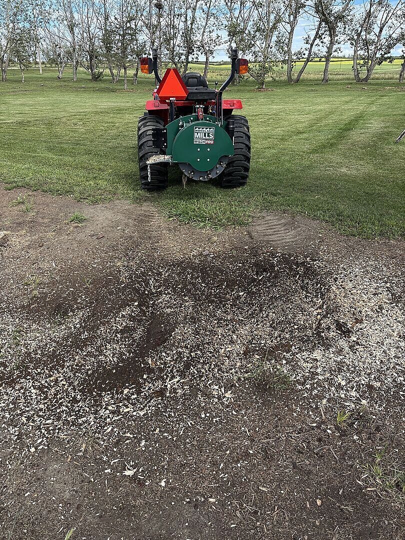 Removed 45 Spruce stumps with Ease
